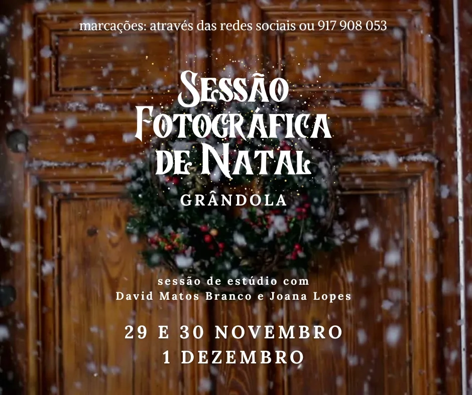 Sessão Fotográfica de Natal em Grândola